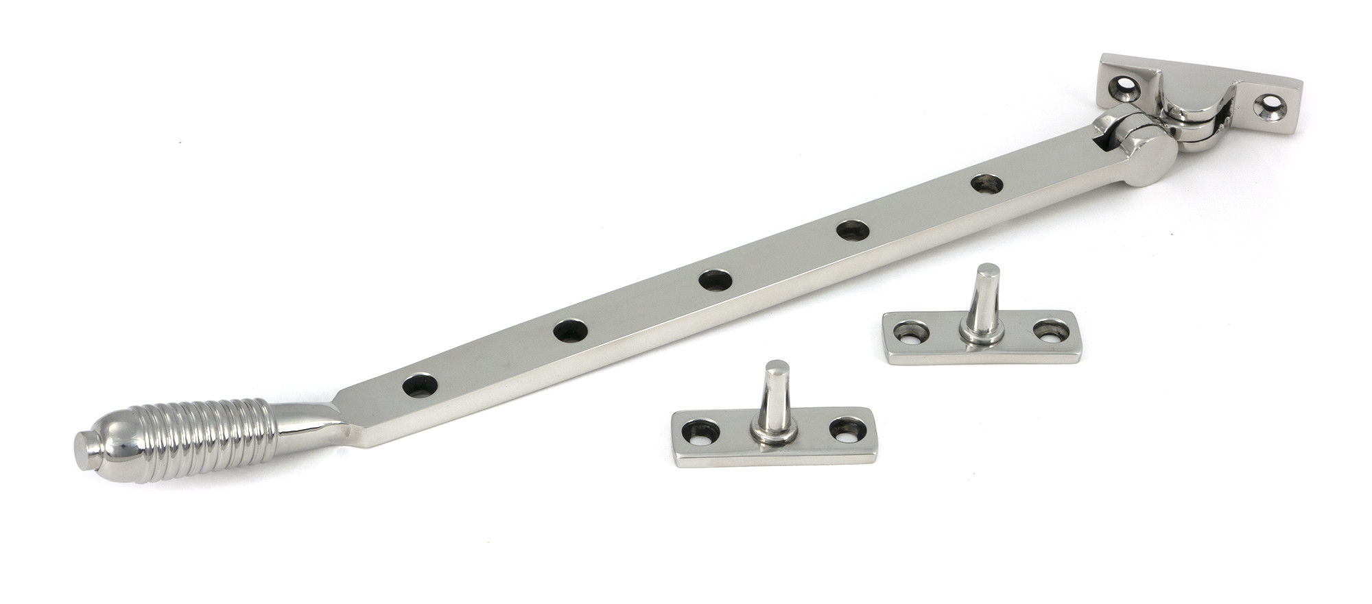 polished marine ss (316) 12" reeded stay