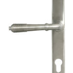 satin marine ss (316) reeded slimline lever espag. lock set