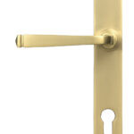 satin brass avon slimline lever espag. lock set