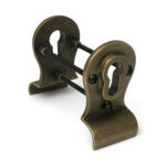 burnished brass 50mm euro door pull (back to back fixings)