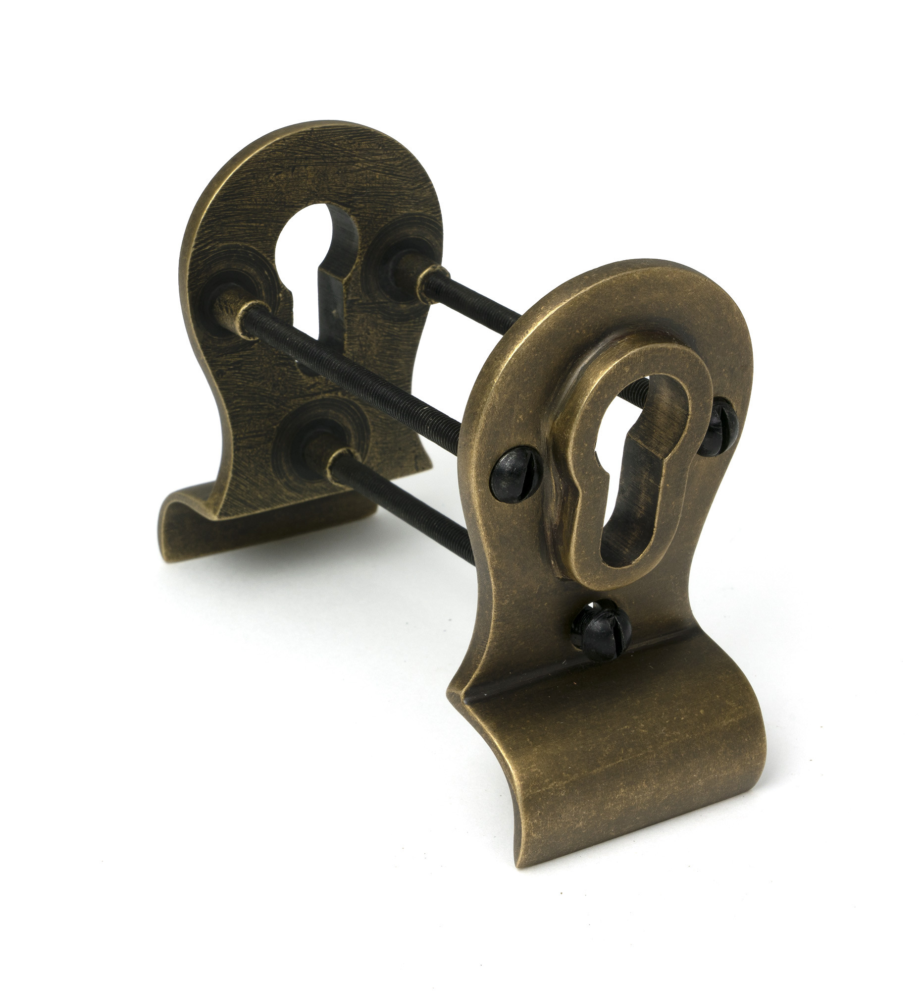 burnished brass 50mm euro door pull (back to back fixings)