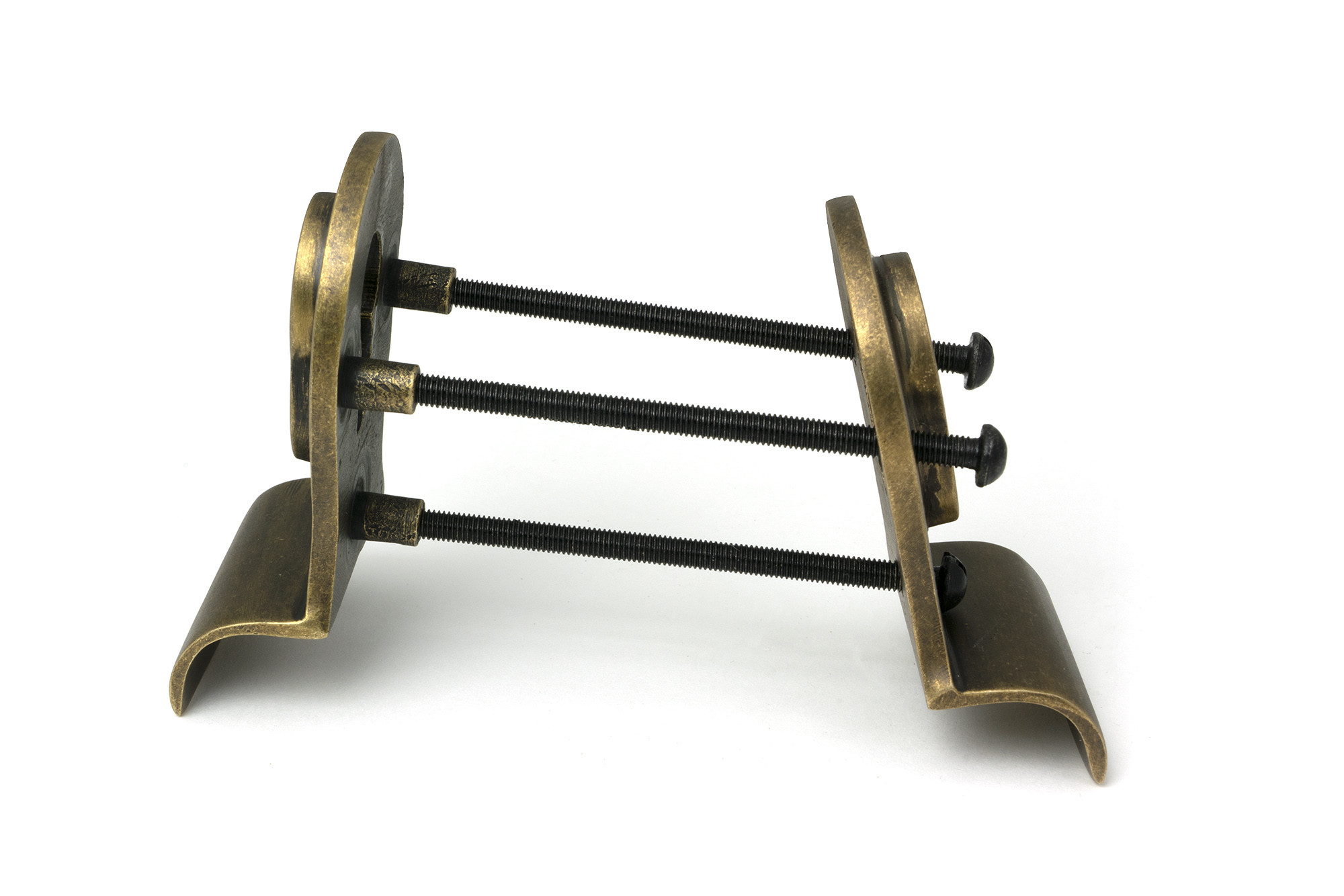 burnished brass 50mm euro door pull (back to back fixings)