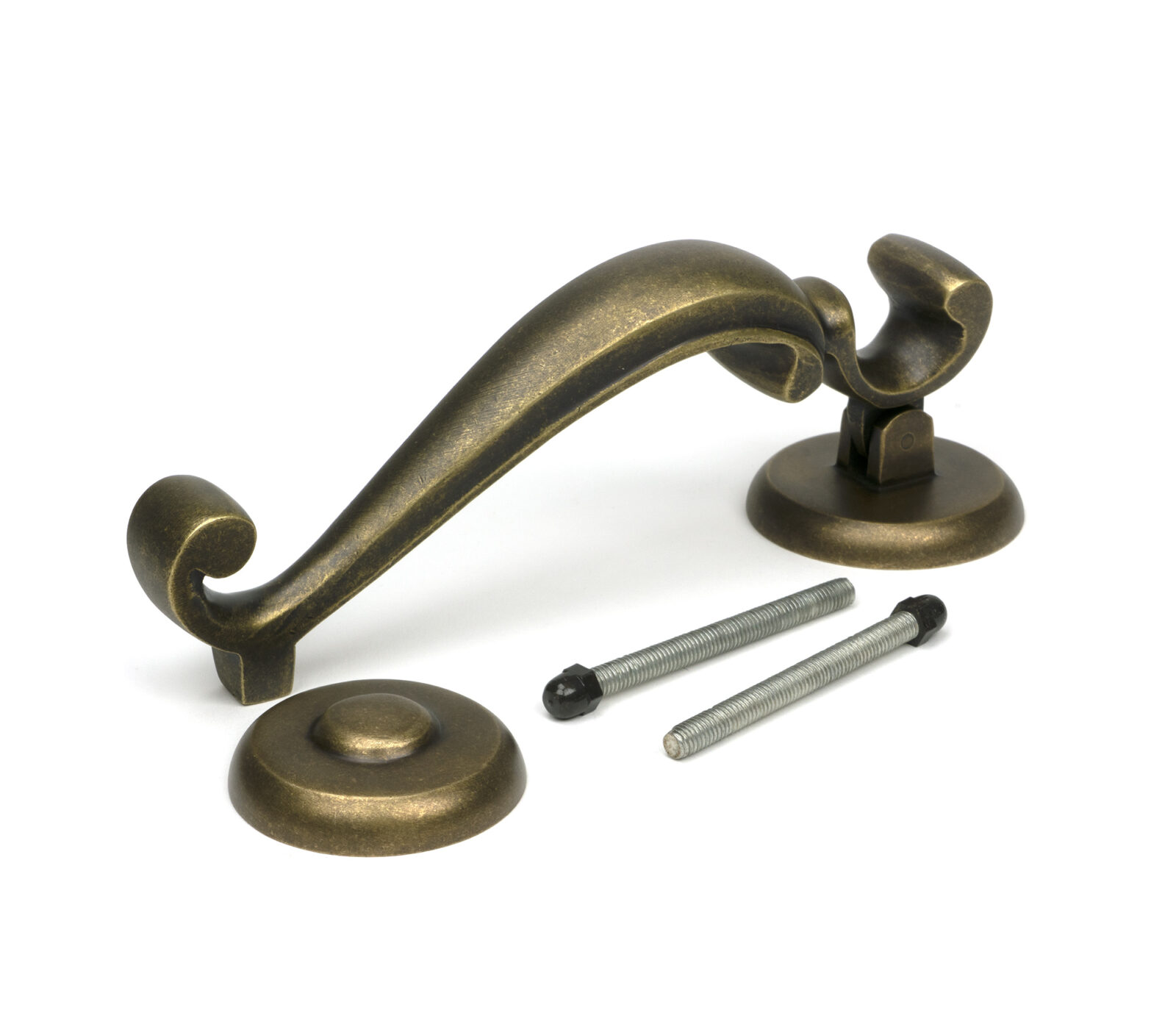 burnished brass doctors door knocker