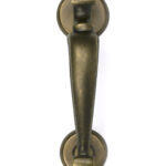 burnished brass doctors door knocker