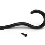matt black anchor coat hook