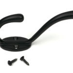 matt black newbury hat & coat hook