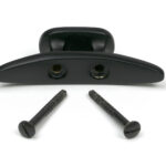 matt black marine cleat hook