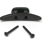 aged bronze marine cleat hook