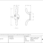 matt black newbury cleat hook