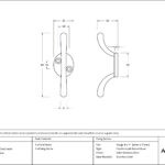 satin chrome newbury cleat hook