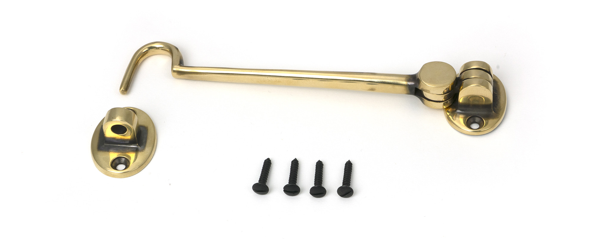 aged brass 6" cabin hook