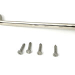 polished nickel 6" cabin hook