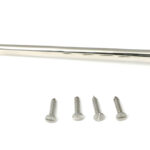 polished nickel 8" cabin hook