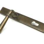burnished brass newbury slimline lever espag. lock set