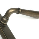 burnished brass newbury slimline lever espag. lock set