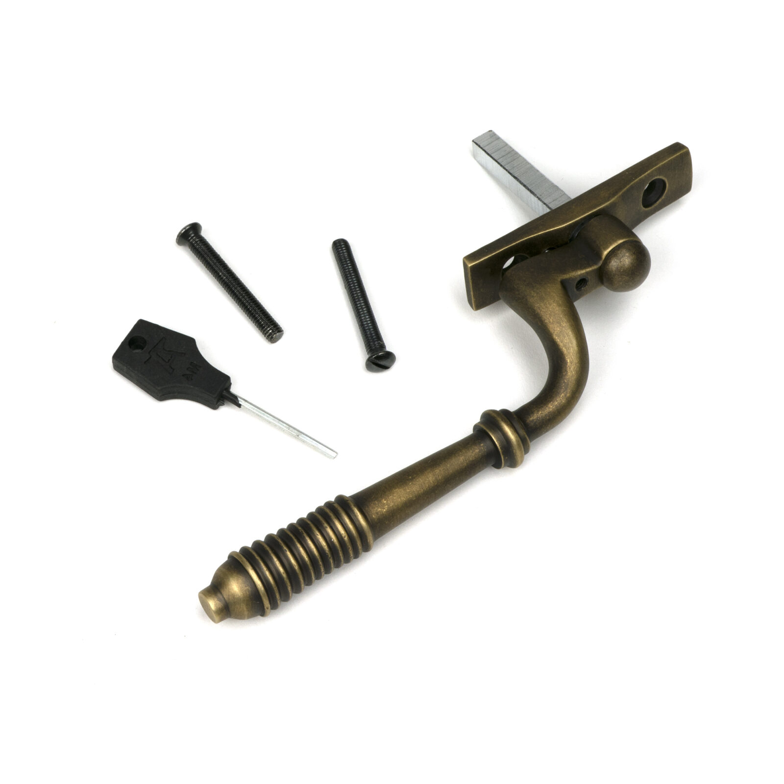 burnished brass reeded espag rh