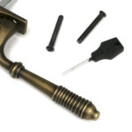 burnished brass reeded espag lh