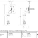 burnished brass reeded espag lh