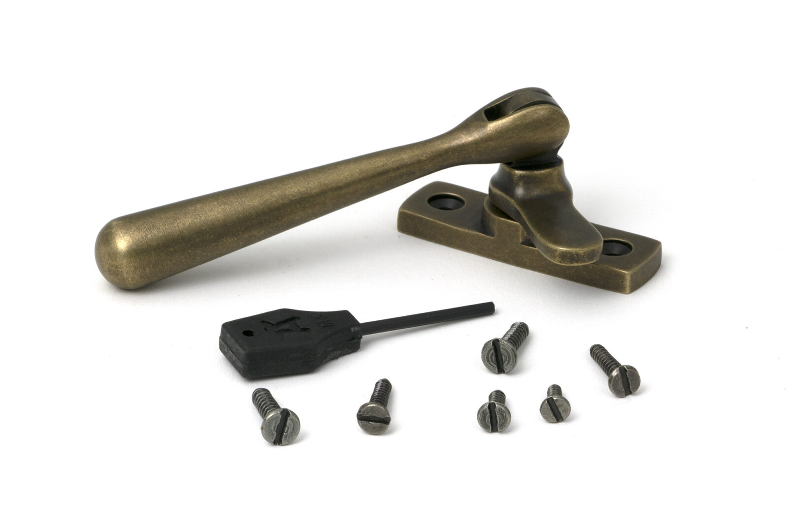 burnished brass locking newbury fastener