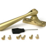 satin brass locking newbury fastener