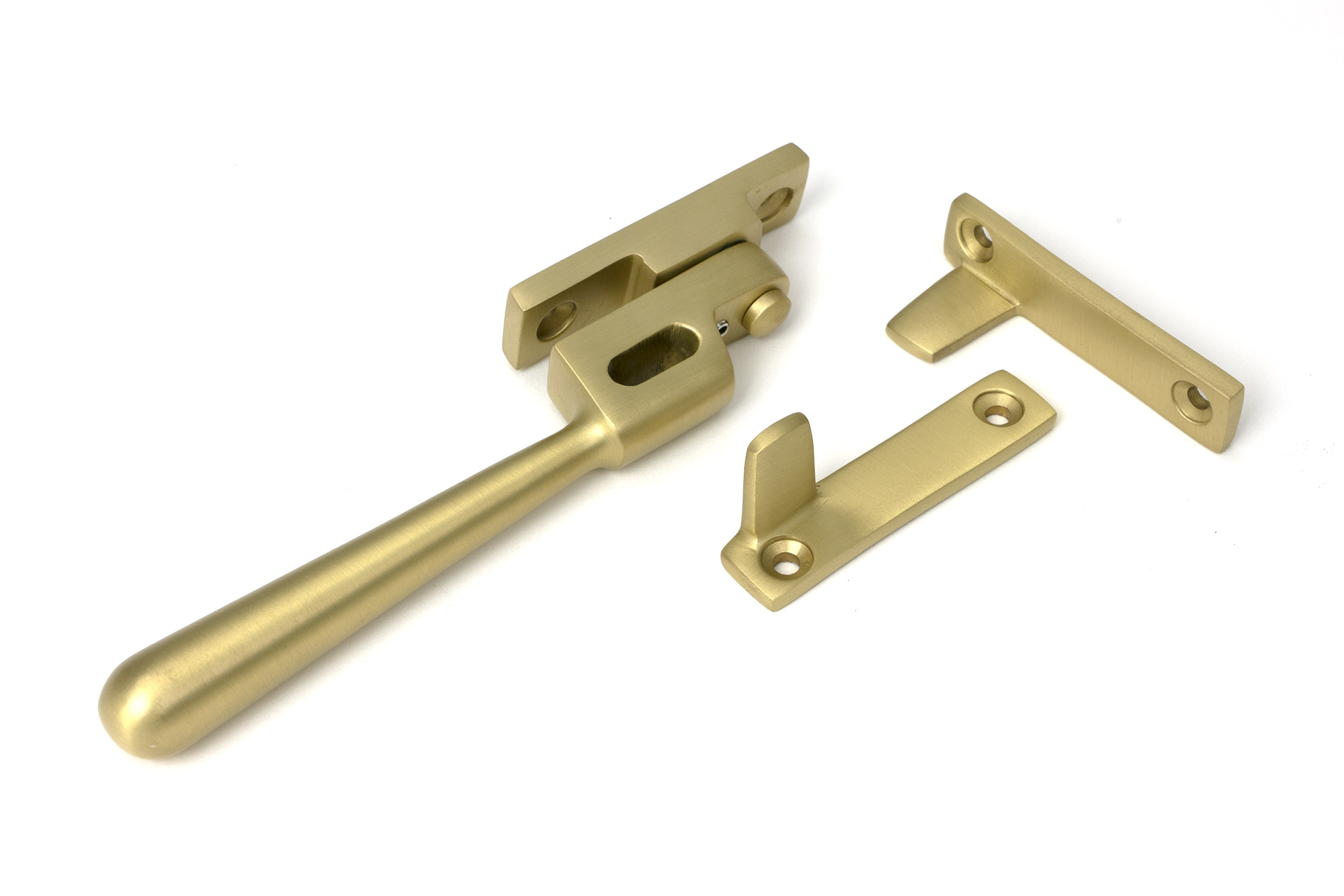 satin brass night vent locking newbury fastener