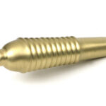 satin brass 10" reeded stay
