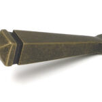 burnished brass 8" avon stay