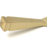 satin brass 12" avon stay