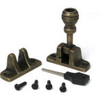 burnished brass prestbury brighton fastener (radiused)
