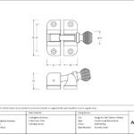 burnished brass beehive brighton fastener (radiused)