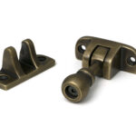 burnished brass mushroom brighton fastener (radiused)