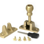 satin brass prestbury brighton fastener (radiused)