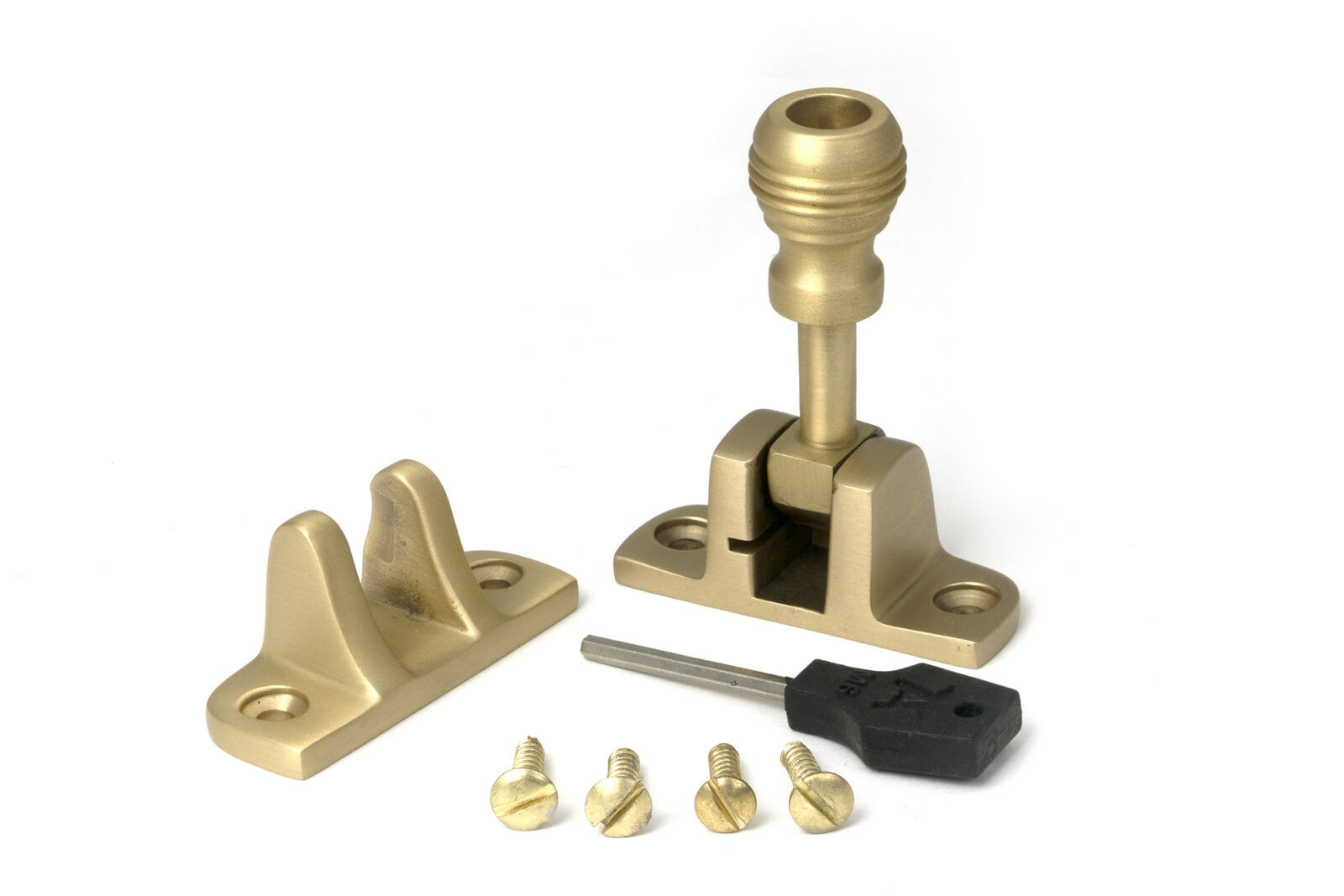 satin brass prestbury brighton fastener (radiused)