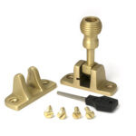 satin brass beehive brighton fastener (radiused)