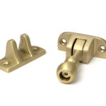 satin brass mushroom brighton fastener (radiused)