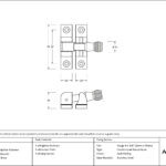 burnished brass beehive brighton fastener narrow (square)