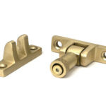 satin brass brompton brighton fastener narrow (square)