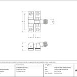 satin brass beehive brighton fastener narrow (square)