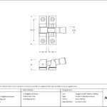 satin brass mushroom brighton fastener narrow (square)