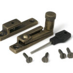 burnished brass brompton quadrant fastener narrow