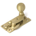 satin brass beehive sash hook fastener
