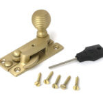 satin brass beehive sash hook fastener