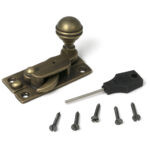 burnished brass prestbury sash hook fastener