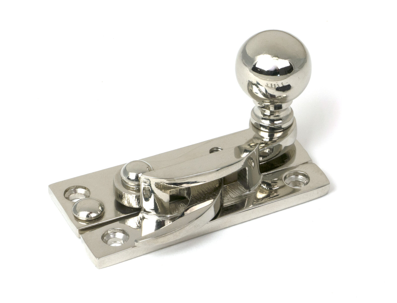 polished nickel sash hook fastener