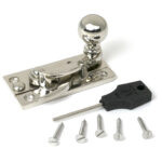 polished nickel sash hook fastener