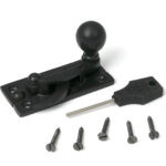 aged bronze sash hook fastener