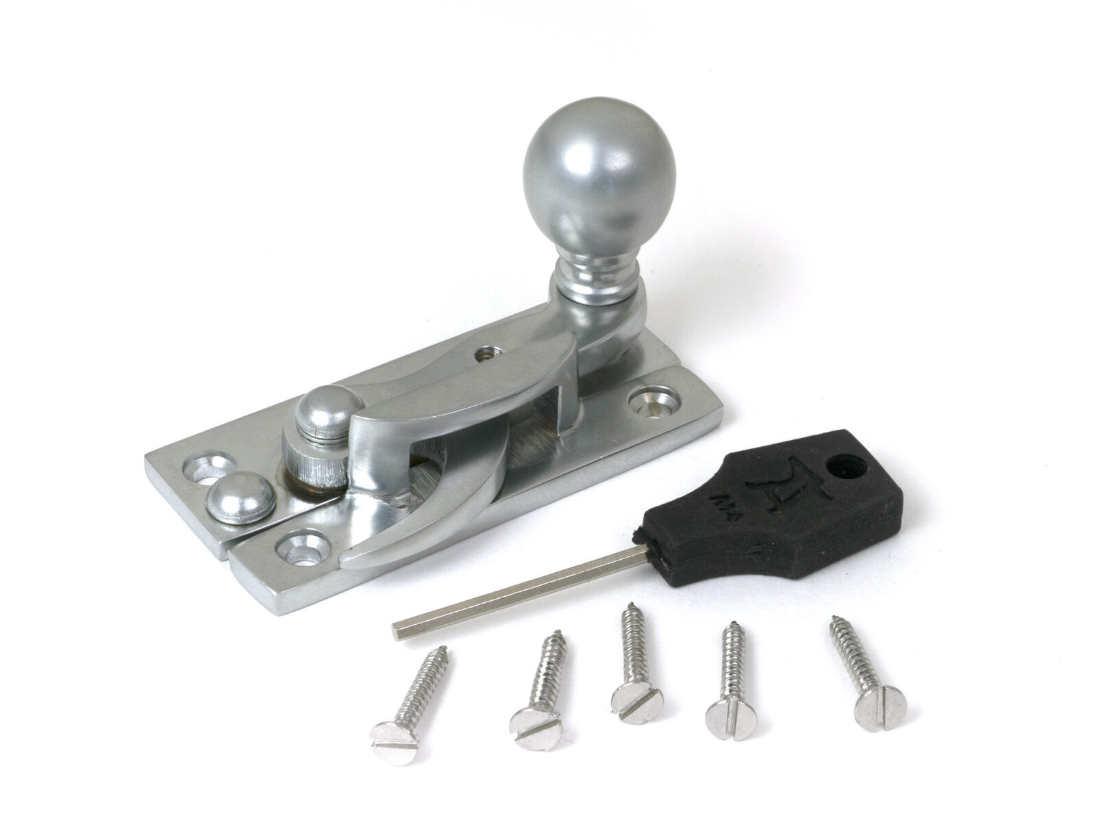 satin chrome sash hook fastener
