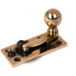 polished bronze sash hook fastener
