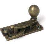 burnished brass sash hook fastener