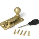 satin brass sash hook fastener